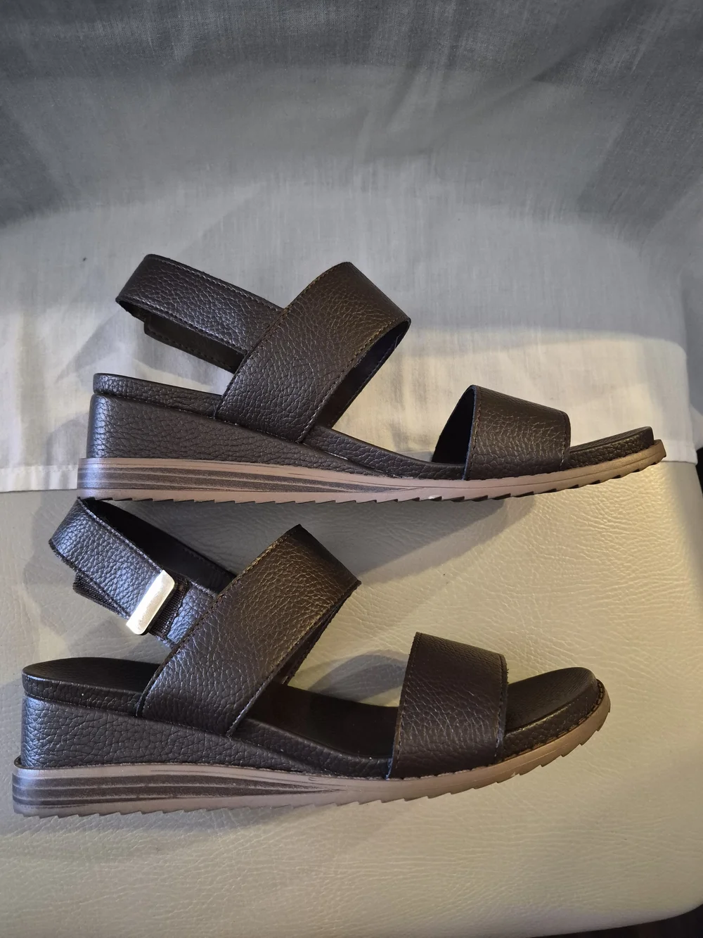 Flex Step Women's Brown Slingback Sandals
